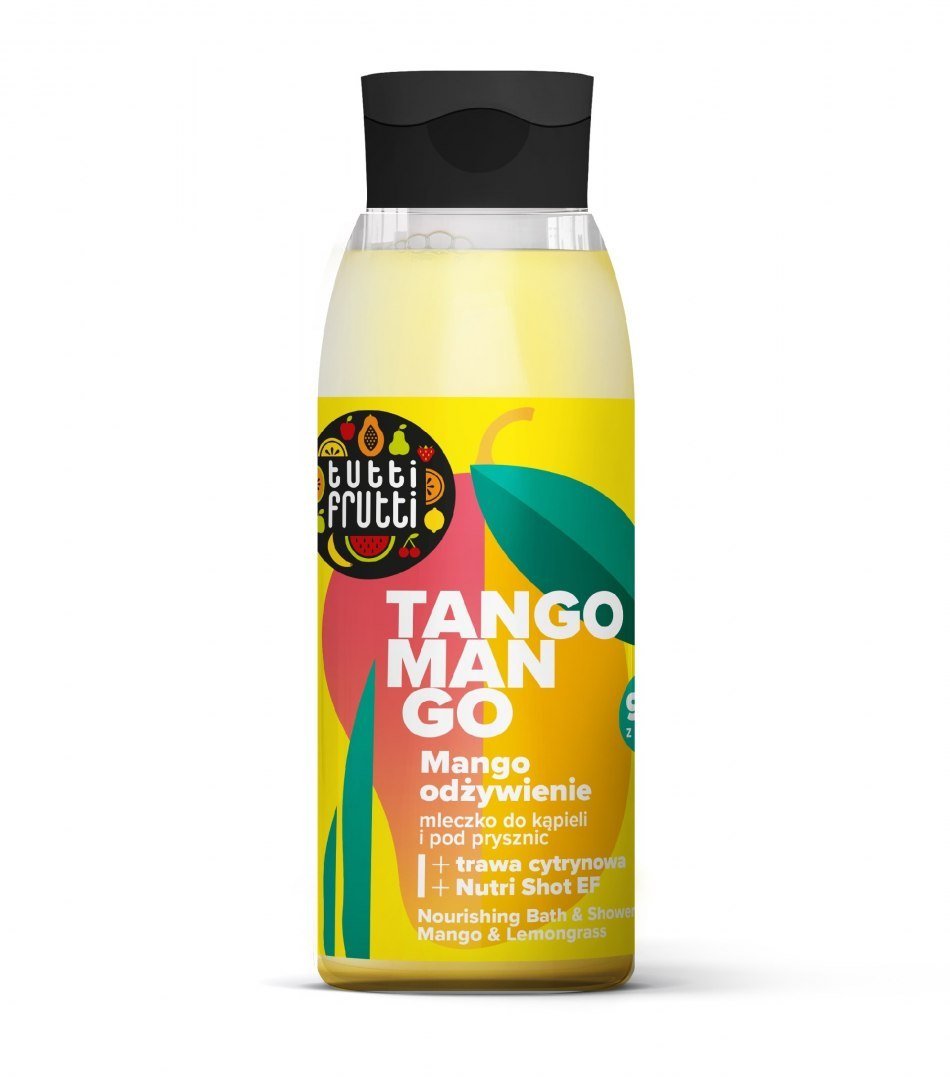 Farmona Tutti Frutti odżywcze mleczko do kąpieli i pod prysznic mango  trawa cytrynowa i Nutri Shot EF 400 ml