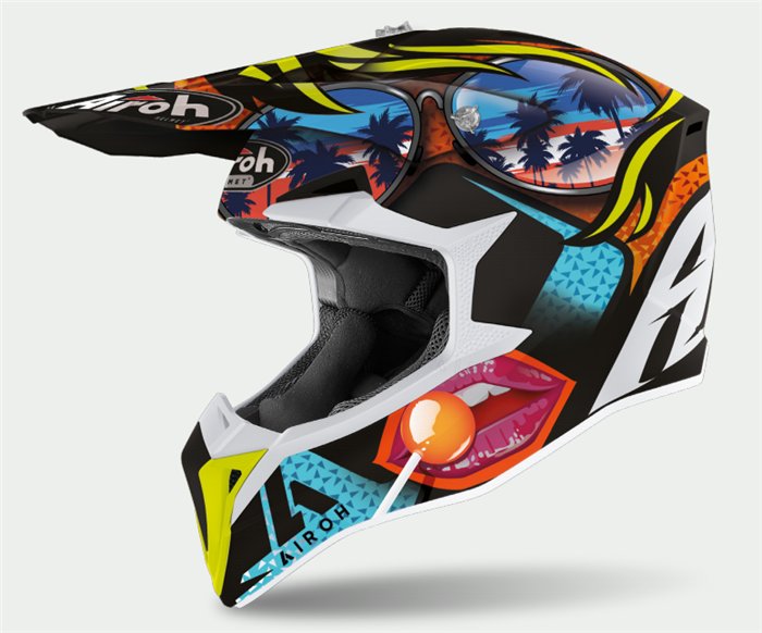 Kask off-road AIROH WRAAP LOLLIPOP M