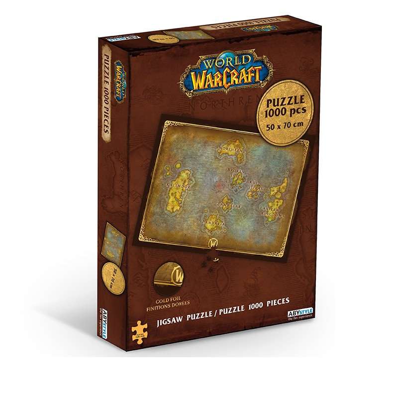 Puzzle 1000 El. World Of Warcraft Mapa Azeroths