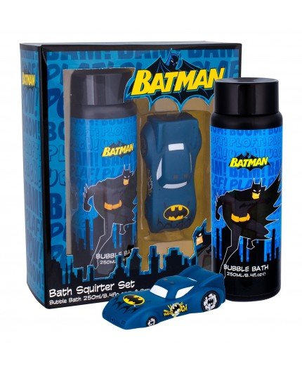 Dc comics batman zestaw pianka do kąpieli 250 ml + zabawka
