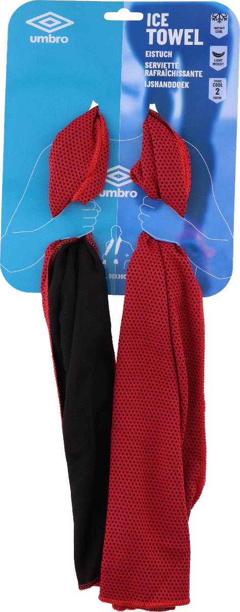 Umbro Ręcznik chłodzący sportowy fitness UMBRO 90x30cm E-26862-RED