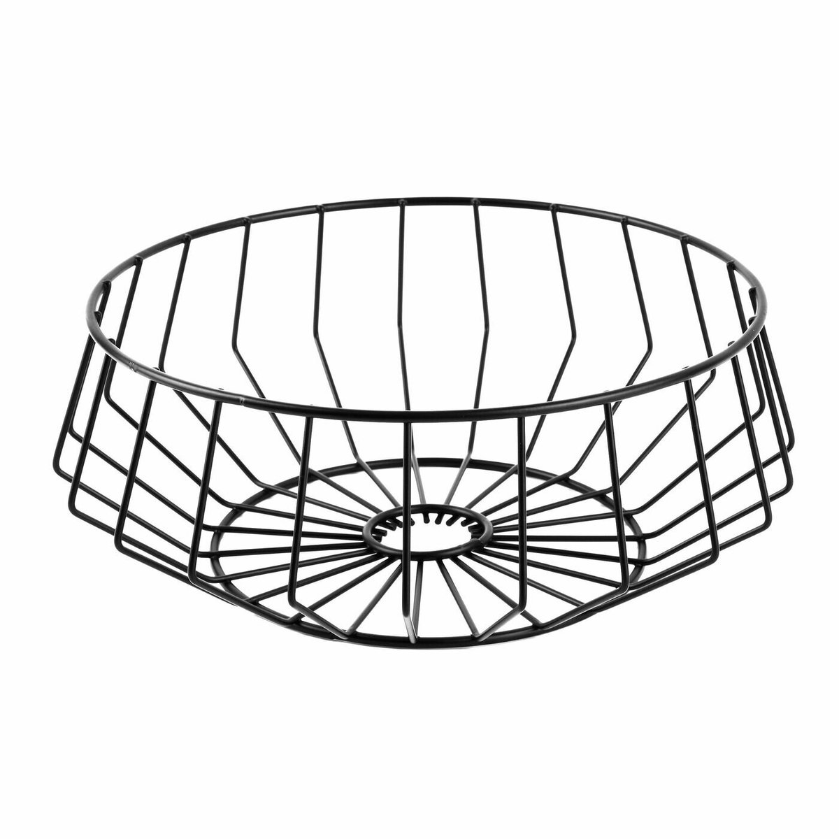 Kosz Na Owoce Metalowy Tadar Loft Czarny