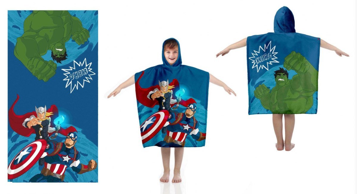 Ręcznik Poncho Avengers 55X110 Marvel Ponczo
