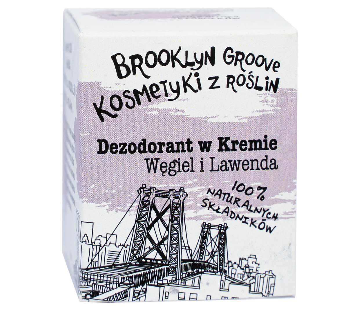 Brooklyn Groove Węgiel i Lawenda 30 ml dezodorant