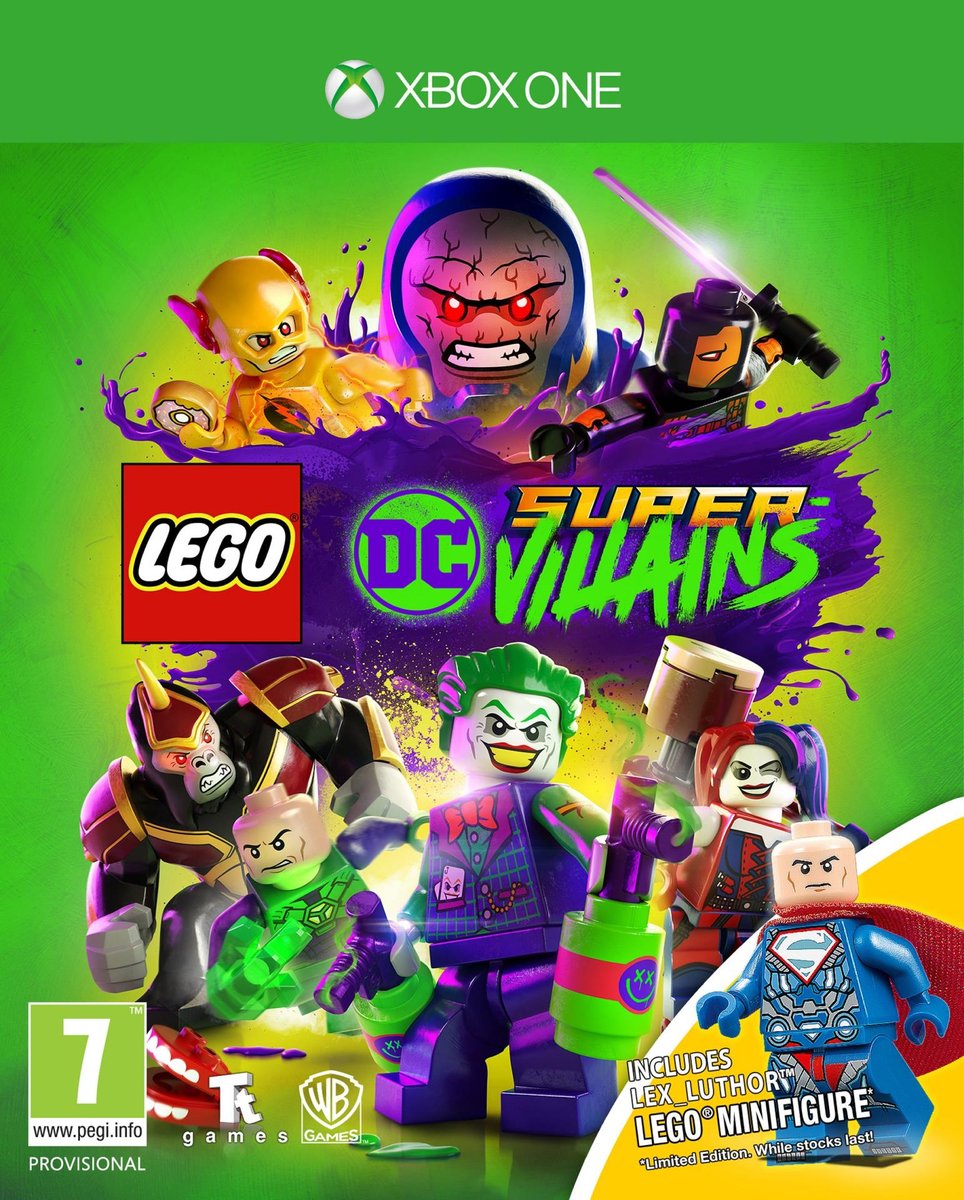 Lego DC Super Villains Limited Edition + MiniFigurka Lex Luthor GRA XBOX ONE