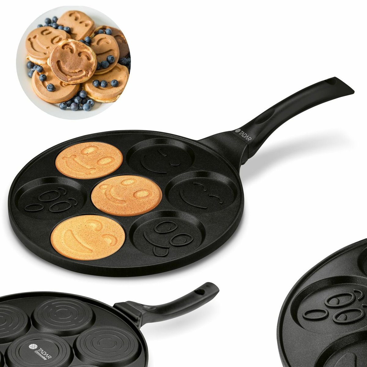 Patelnia Non-Stick Do Pancakes I Placków Tadar 26,5 Cm Bez Indukcji