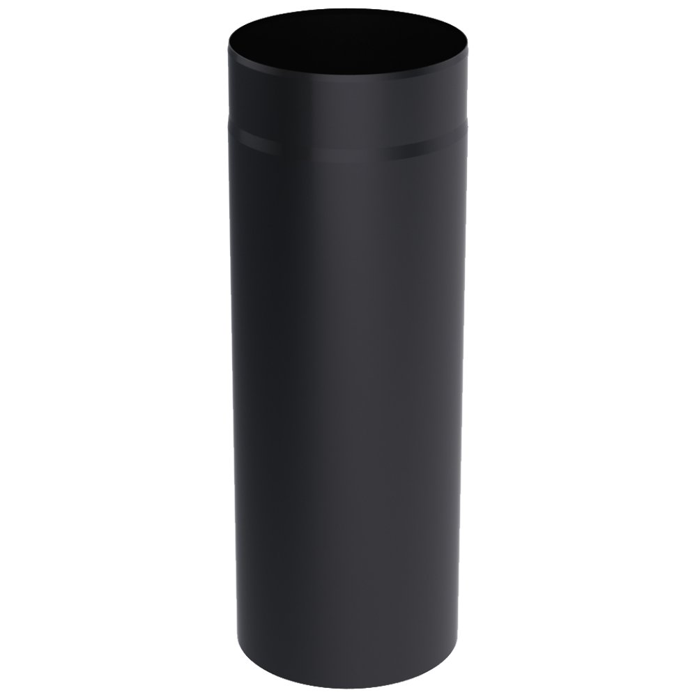 Kratki.pl RURA STALOWA CZARNA FI 130 0,5 M RS130/0,5