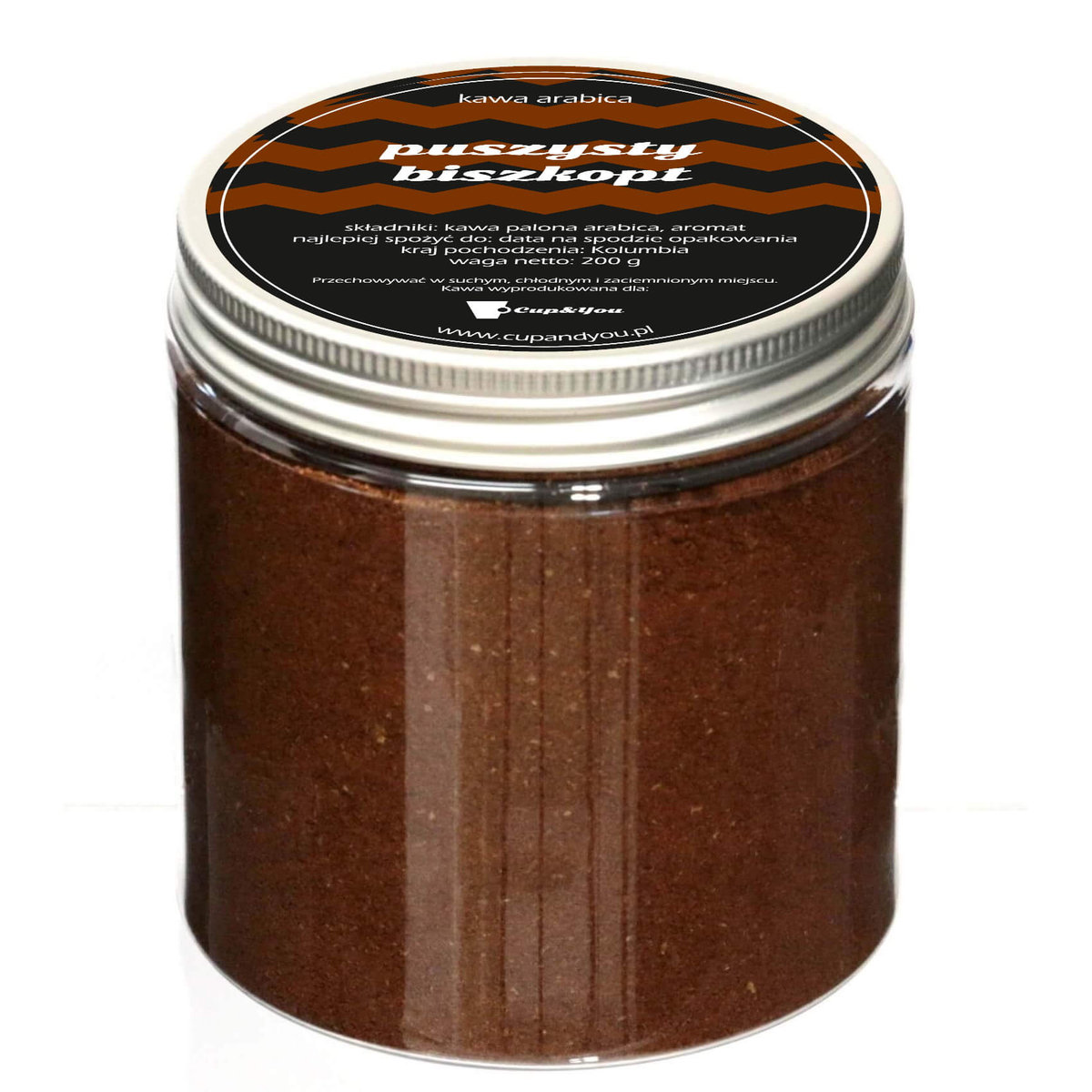 Kawa Mielona Smakowa Cup&You, Puszysty Biszkopt, 200 G