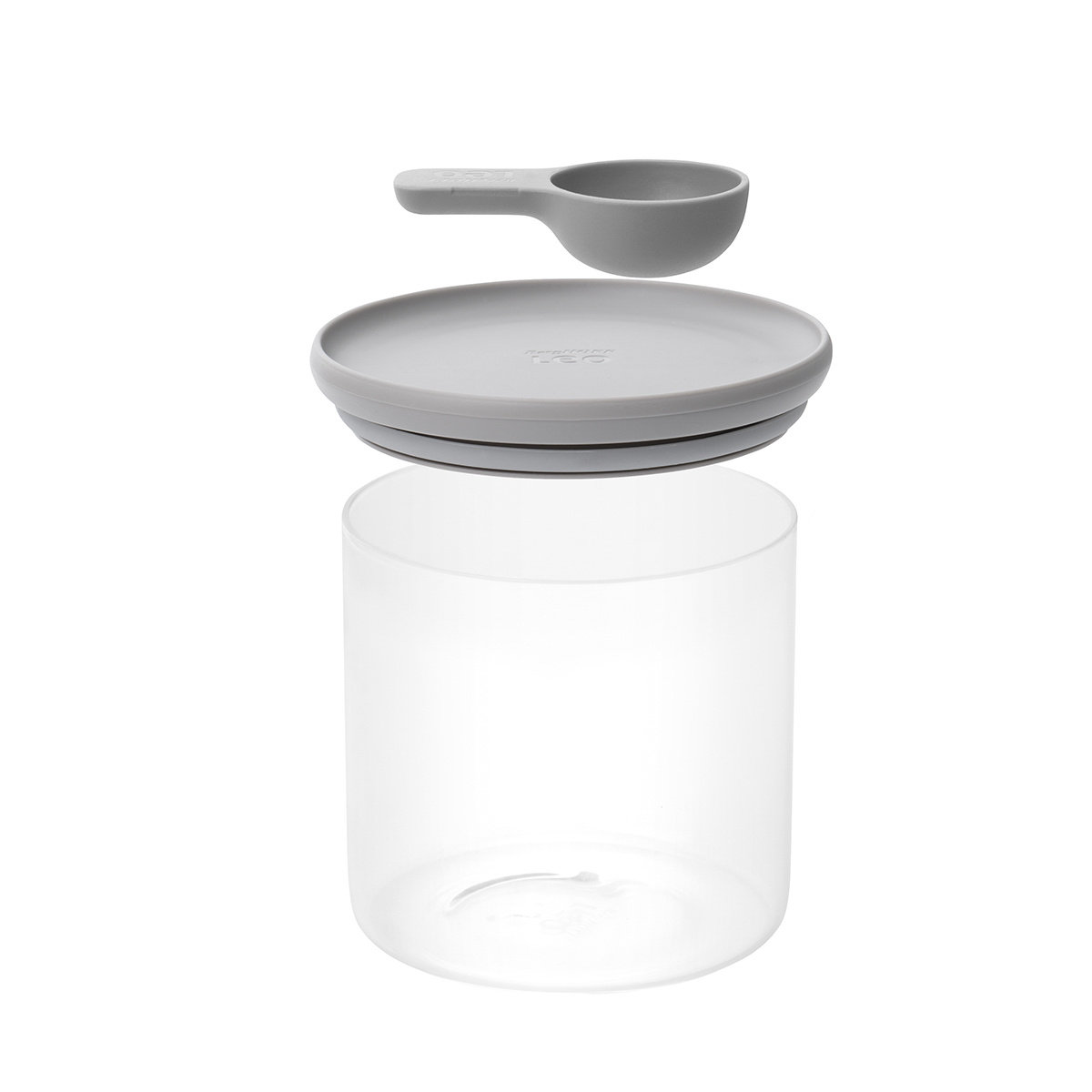 Pojemnik Leo Szklany Na Żywność 13X12 Cm Z Łyżką