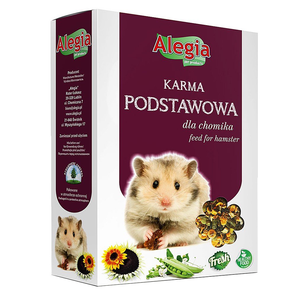 Alegia Karma podstawowa pełnoporcjowa dla chomika 500g 84865