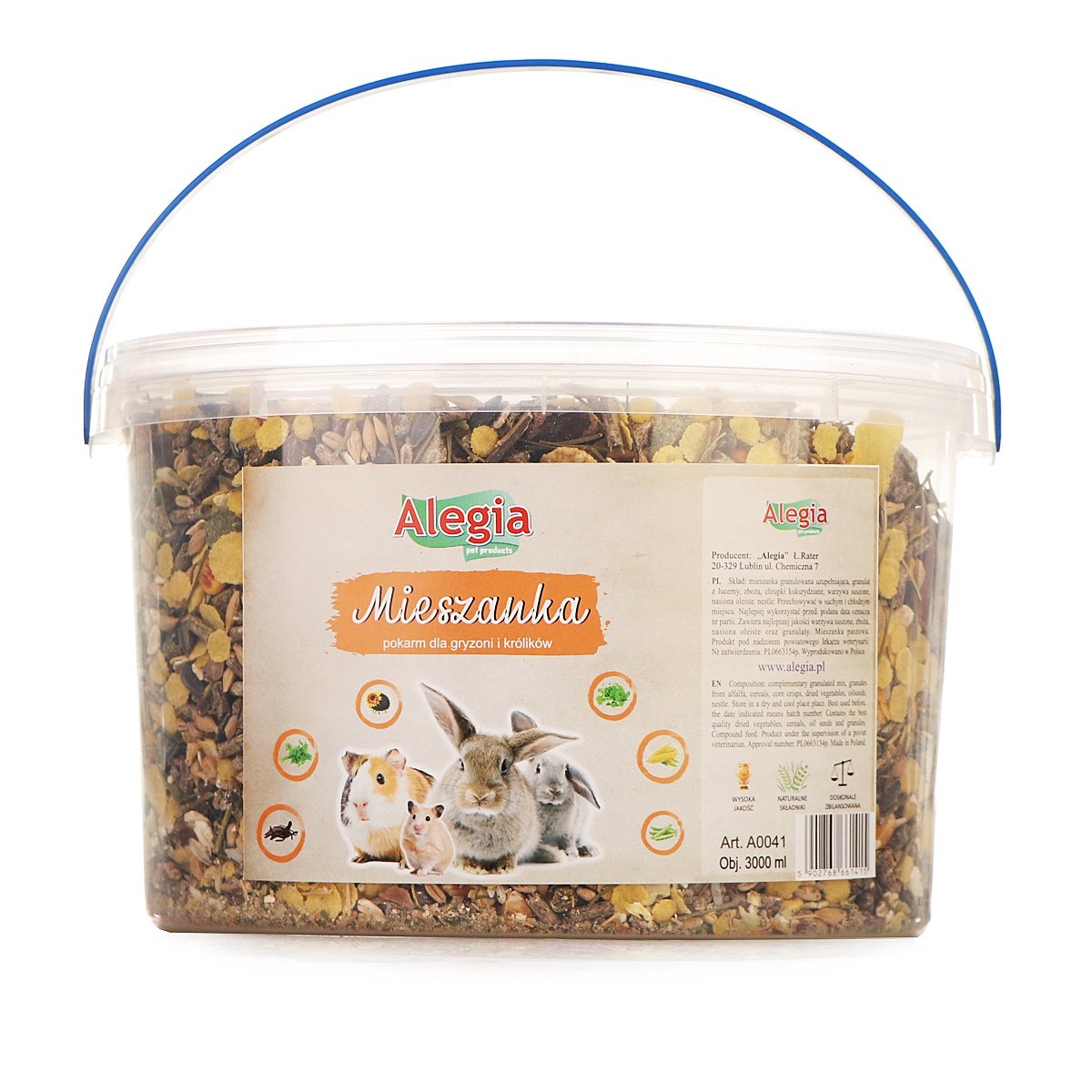 Alegia wiadro Gryzoń 3L