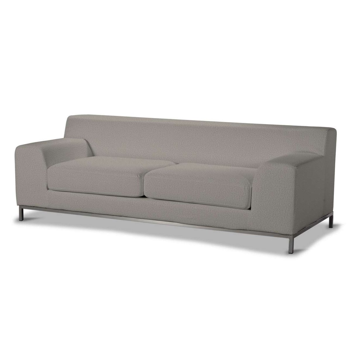 Pokrowiec na sofę Kramfors 3-osobowa, srebrno - szary szenil, Sofa Kramfors 3-osobowa, Living