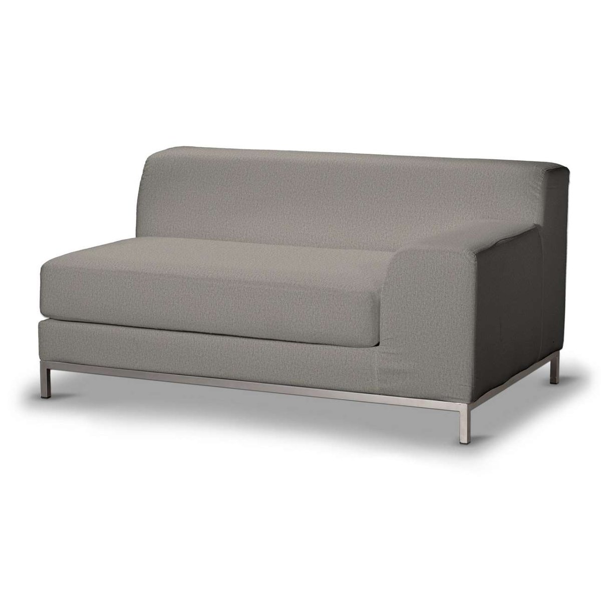Pokrowiec na sofę prawostronną Kramfors 2-osobową, srebrno - szary szenil, Sofa Kramfors, Living