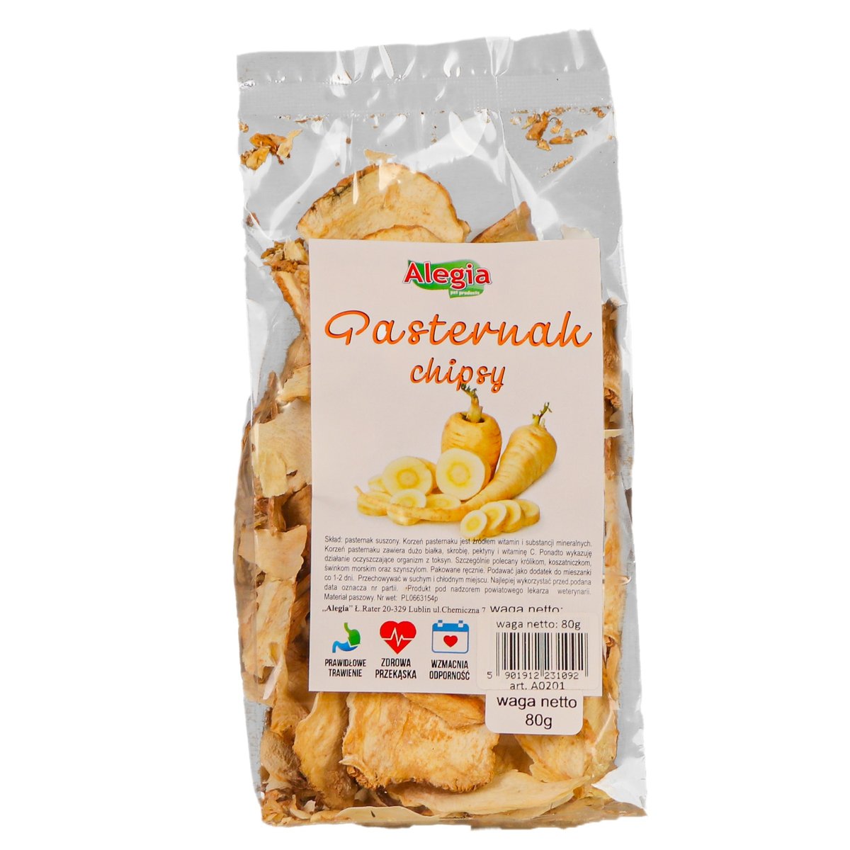 Alegia - Chipsy Pasternaku 80G