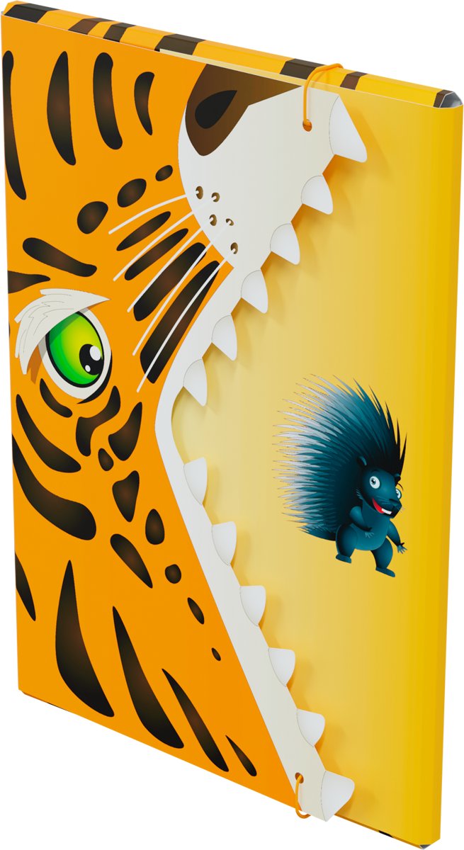 Monumi Teczka A4 Szczęka Tygrys MCF000106