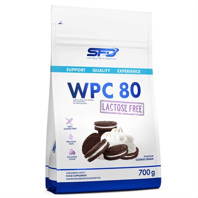 SFD NUTRITION WPC 80 Lactose Free 700g KREMOWE CIASTKO