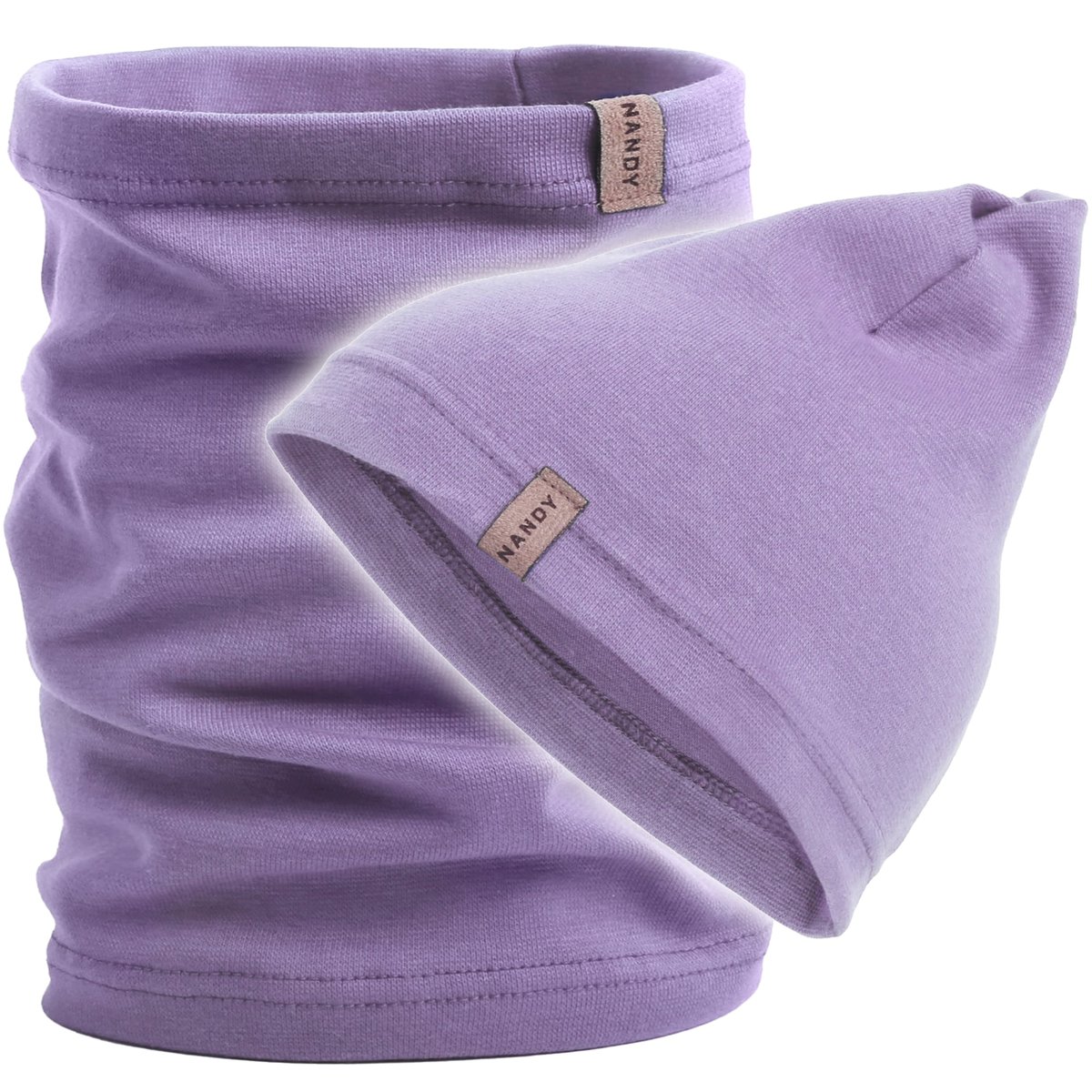 Nandy Komplet Czapka+Komin Bawełna Dziecka 48-52 - Kplt-Nan-Mal-41