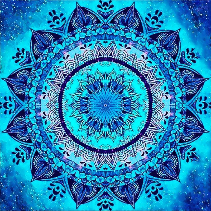Norimpex, Mozaika z diamencikami Mandala 7D Koło 1006545, 30x30 cm