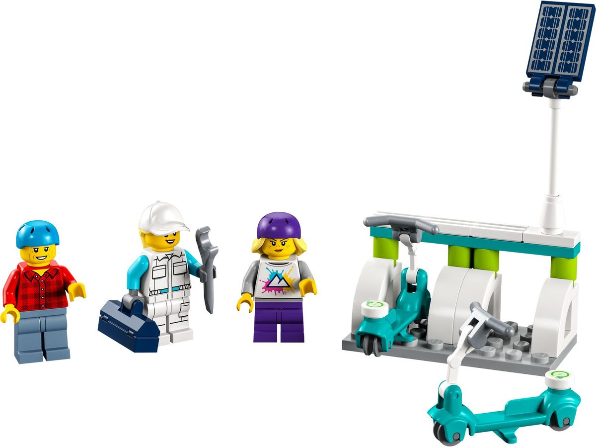 LEGO City, Elektryczne Hulajnogi I Ładowarka, 40526