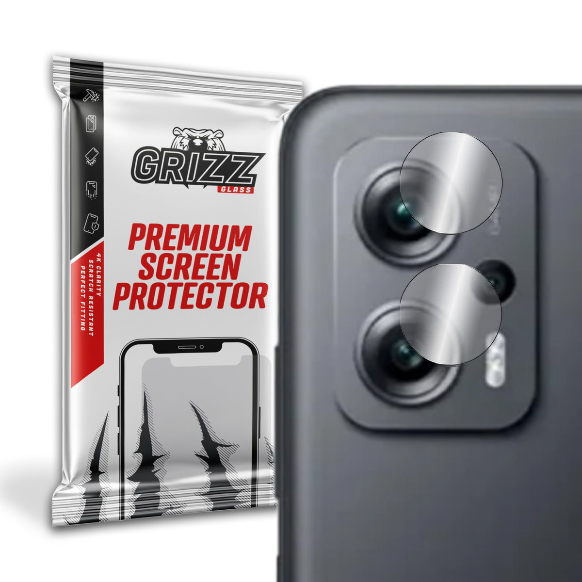 Grizzglass Hybridglass Camera Szkło Hybrydowe Na Obiektyw Do Xiaomi Redmi Note 11T Pro+
