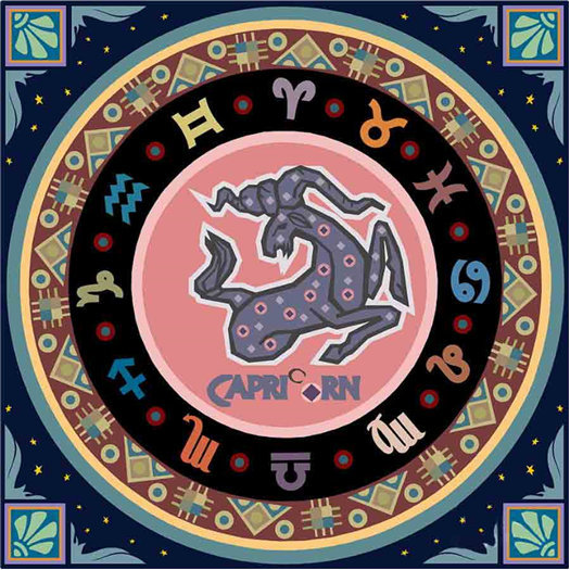 Norimpex Diamentowa mozaika Mandala 7D Zodiak Koziorożec 30x30cm 1006585