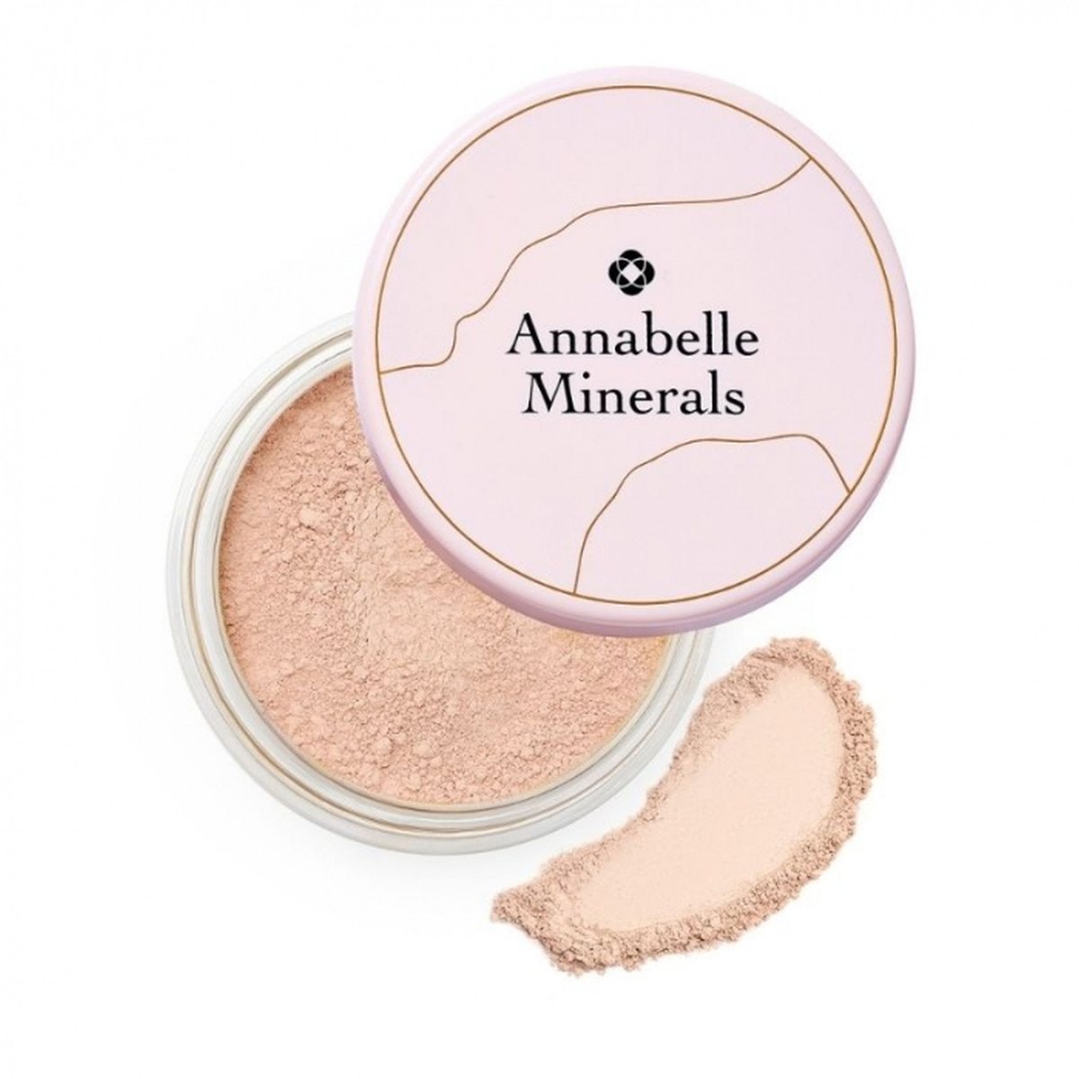 Annabelle Minerals, podkład mineralny matujący, 4g, Pure Cream
