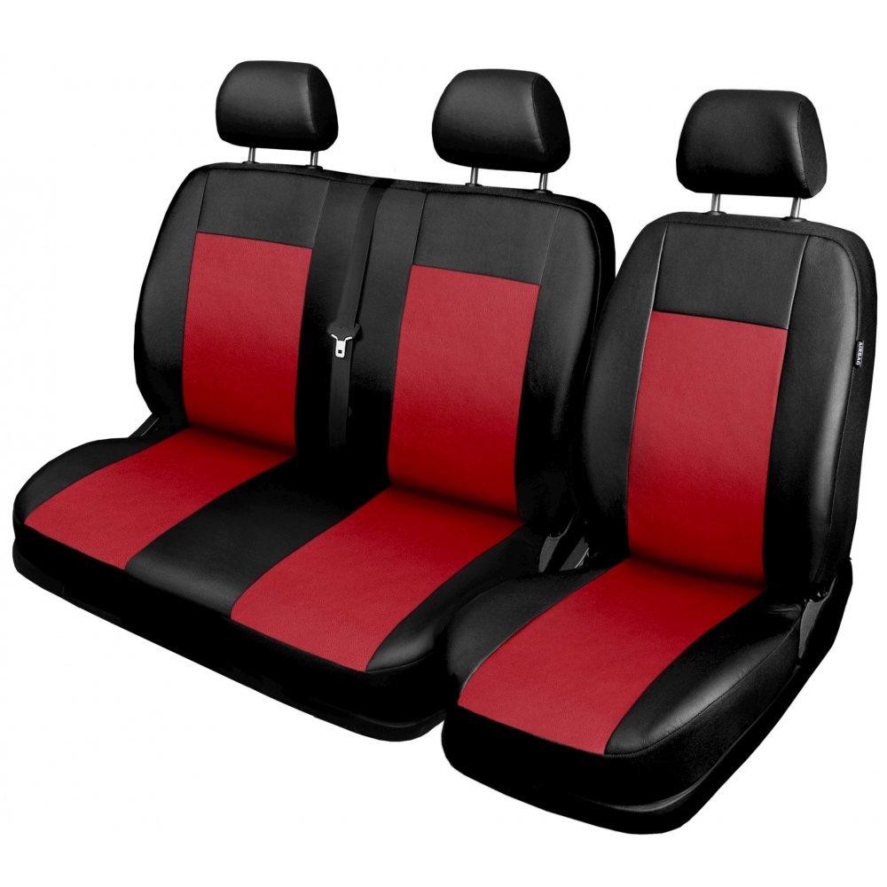 Pokrowce Auto-Dekor Comfort 2+1 Bus Czerwone