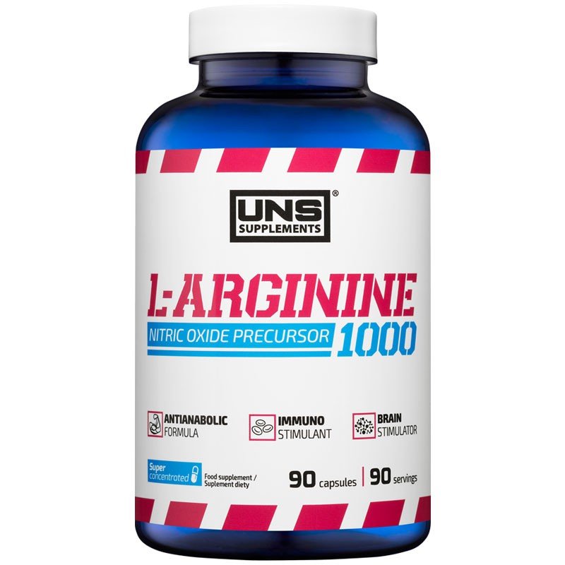 Фото - Амінокислоти UNS L-Arginine 90caps 