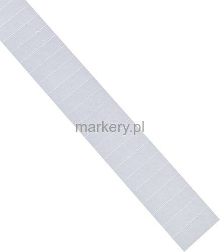MAGNETOPLAN Etykiety do taśmy C-profil biały 50x15 mm 1289200