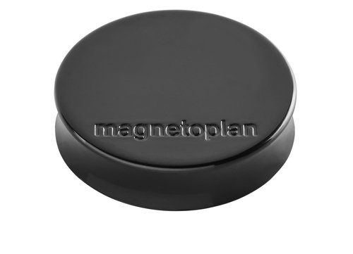 MAGNETOPLAN Magnesy Ergo Medium, średnica 30 x 8 mm, 10 sztuk, czarne 4013695043272
