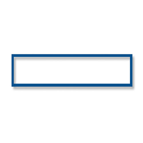 Magnetoplan Koszulka magnetyczna 232x52mm ramka niebieska 5szt 1131703