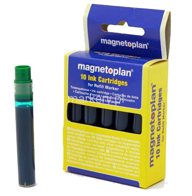 MAGNETOPLAN TUSZ DO NAPEŁNIANIA MARKERÓW 10 SZT ZIELONY 1228605