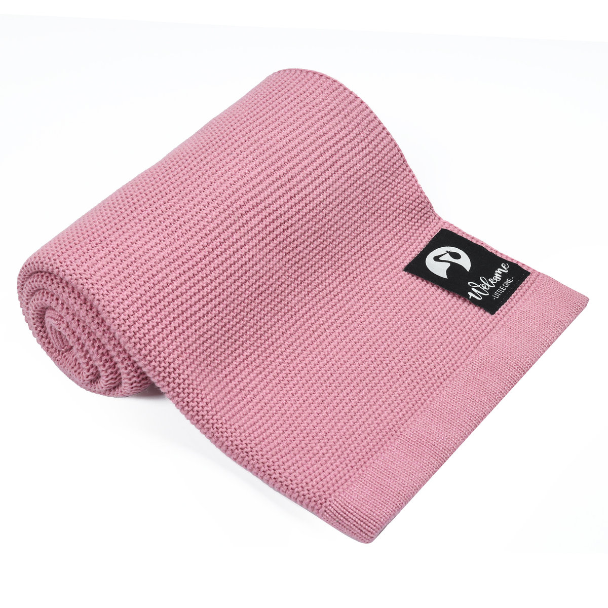 Welcome Little One, Kocyk bambusowy, Wrzosowy, 80x100 cm