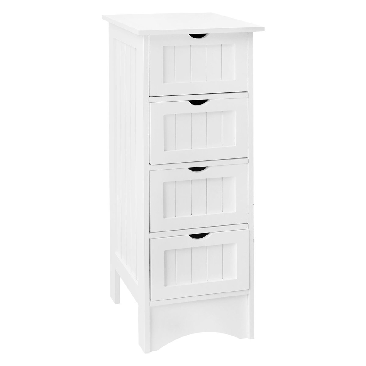 Szafka łazienkowa 30x81x30 cm biała MDF płyta wiórowa