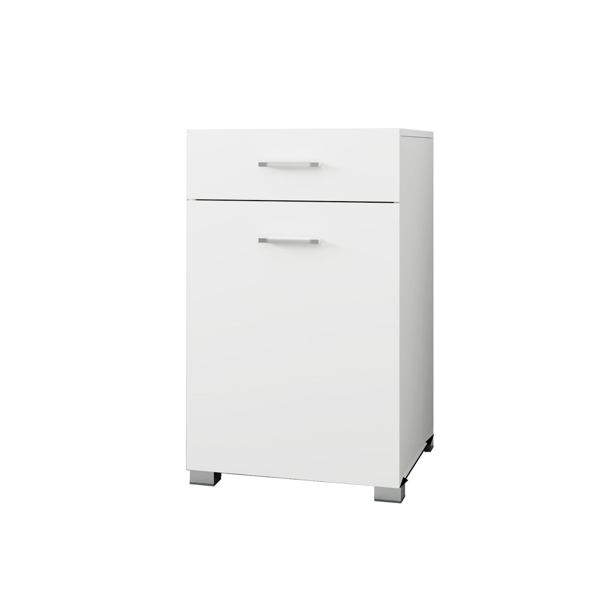 Szafa na pościel biała 50x785x45 cm z płyty MDF