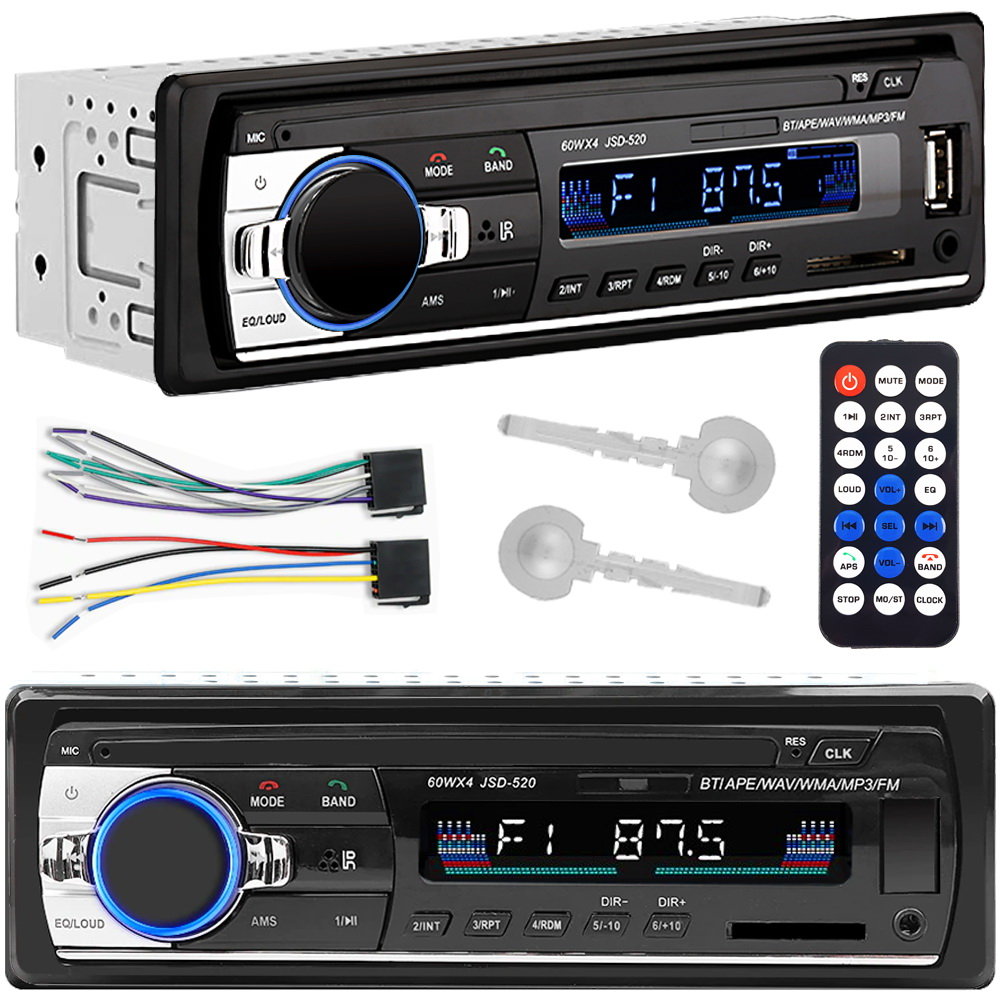 Radio Samochodowe 1 Din Zasilanie 24V Usb Sd Mp3 Bluetooth