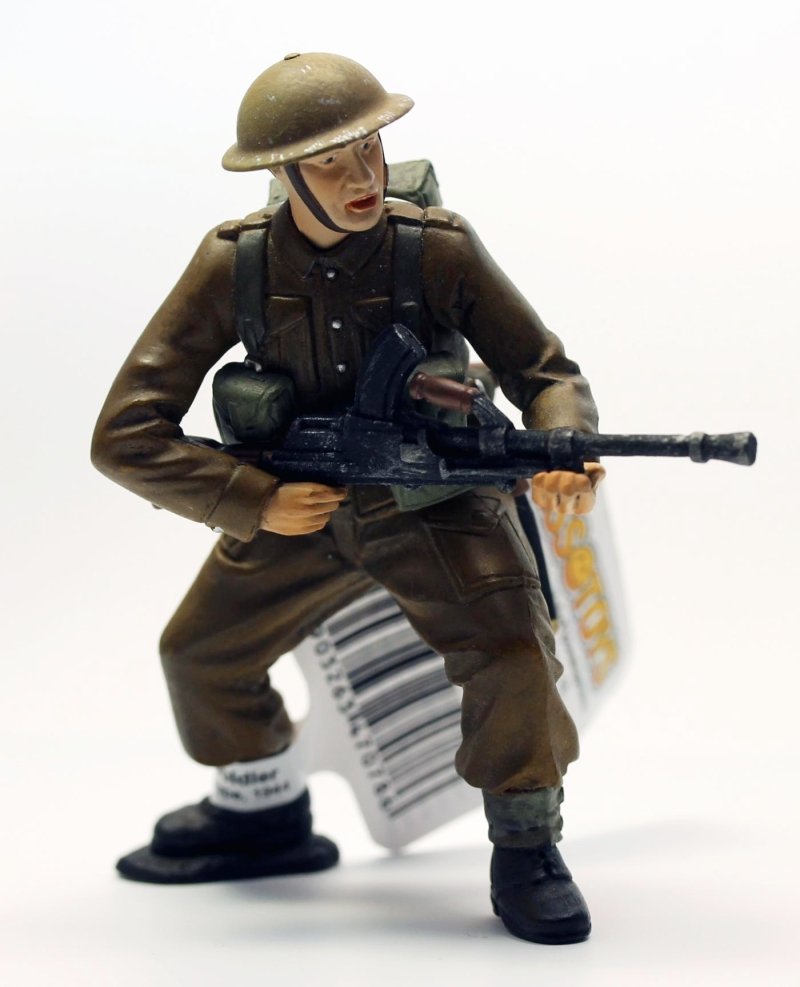 Figurka - Żołnierz brytyjski Europa Zachodnia 1944 - Tisso Toys