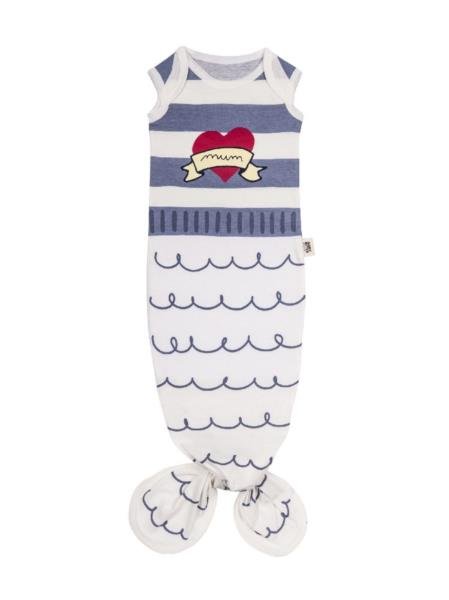 Baby Bites baby bites - śpioszki baby gown sailor (0-3 miesięcy) blue