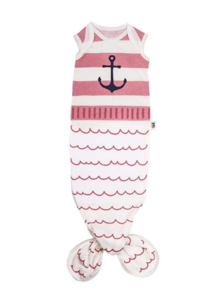 Baby Bites baby bites - śpioszki baby gown sailor (0-3 miesięcy) pink