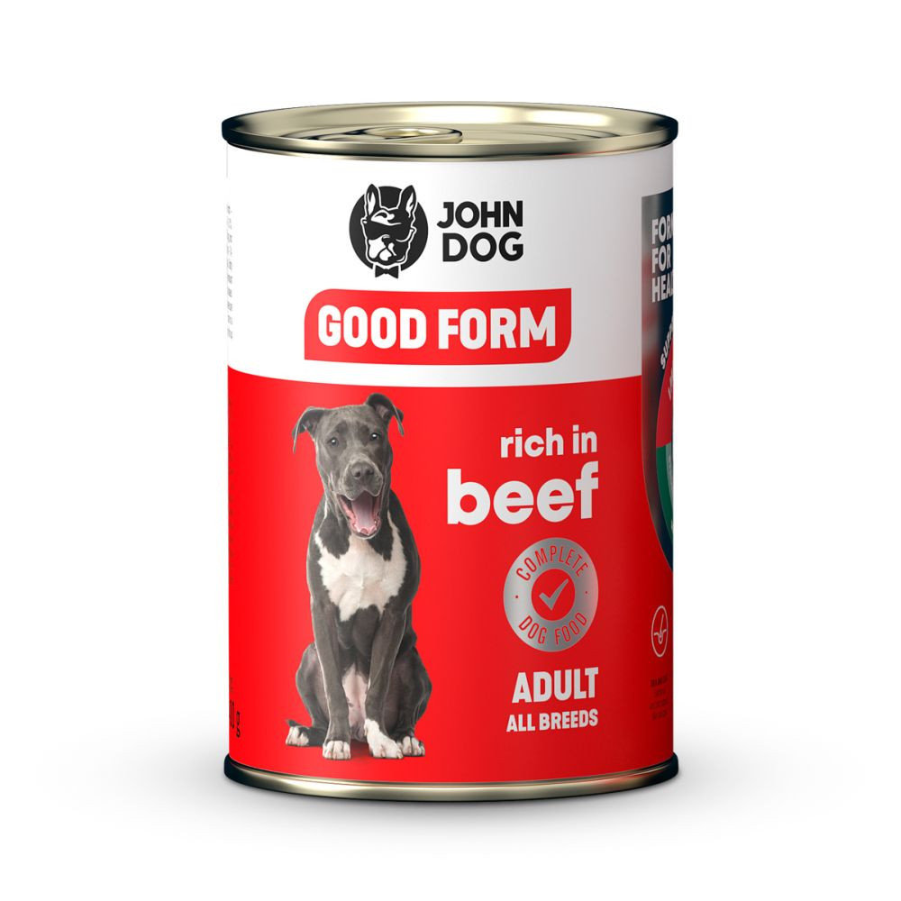 John Dog Good form karma mokra dla psa Wołowina 400 g
