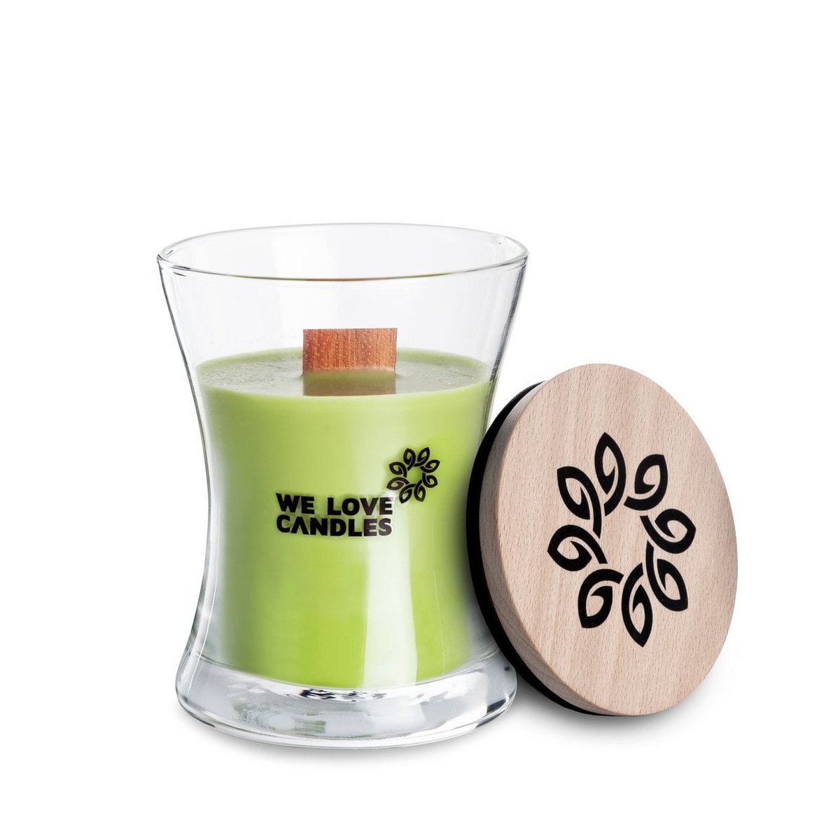 Świeczka z wosku sojowego We Love Candles Green Tea, 21 h