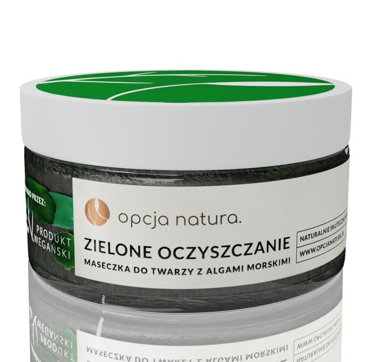 Opcja.natura Opcja.natura Zielone Oczyszczanie Maseczka z Algami Morskimi 100 ml CD1C-24341