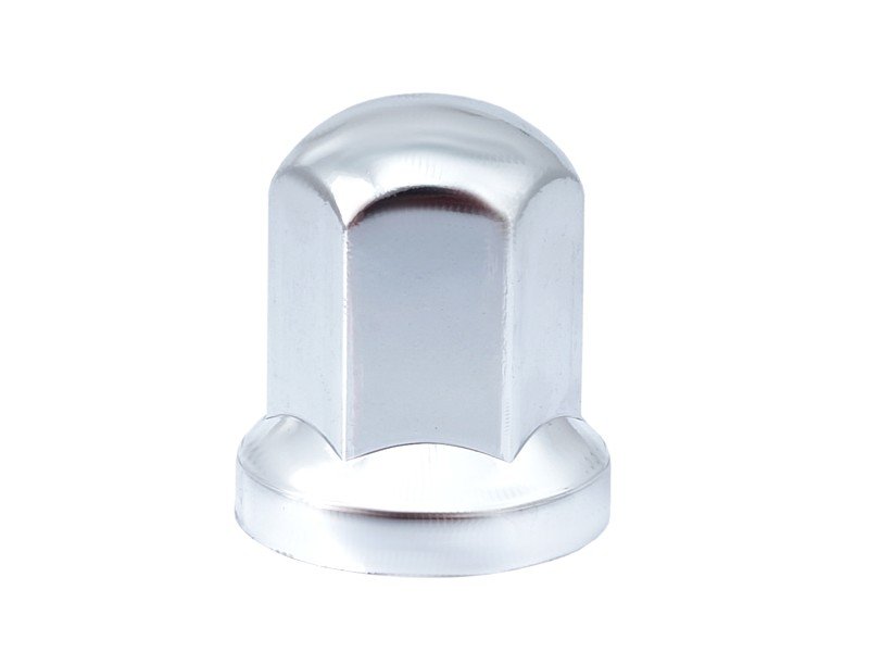 Osłona szpilki koła S-33, chrom, wysoka, 10 szt.
