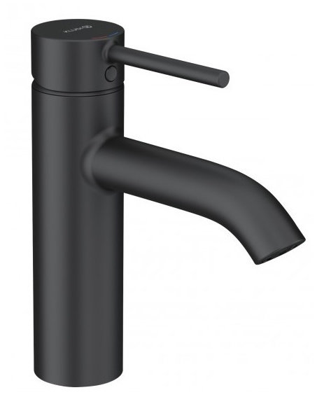 Kludi Bozz Black Bateria umywalkowa bez korka czarny mat 382823976