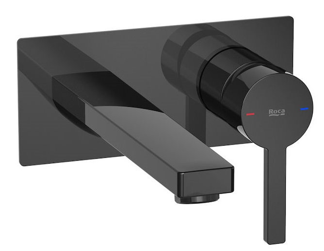 Roca Naia Black bateria umywalkowa czarny A5A3596CN0