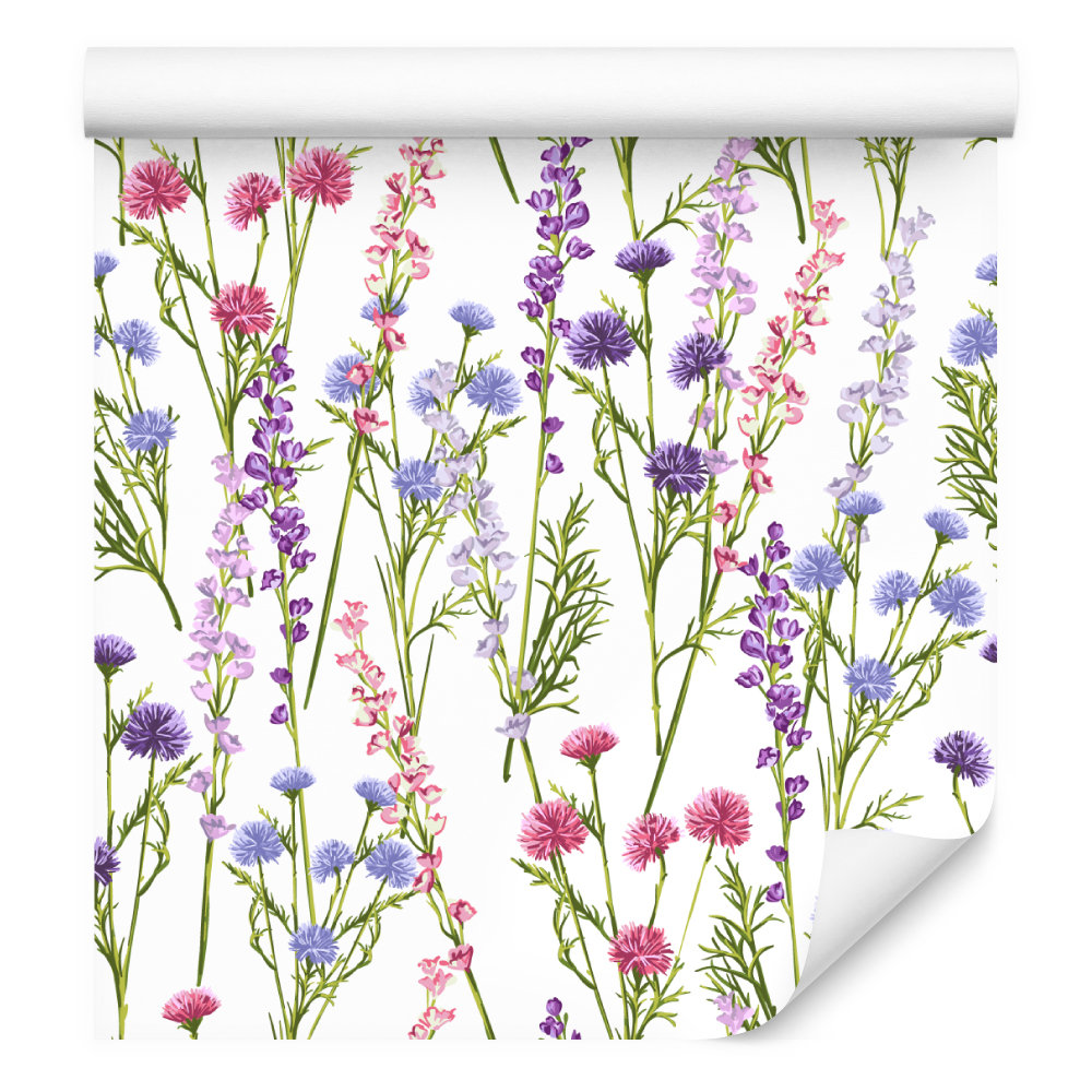 Tapeta Do Jadalni Kolorowe KWIATY Rośliny Natura 0,53m x 10m