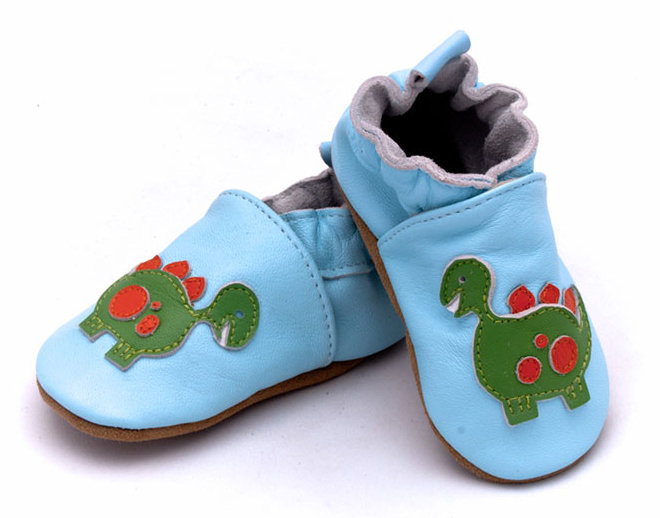 Lekkie kapcie eko 100% naturalna skóra r. 17-18