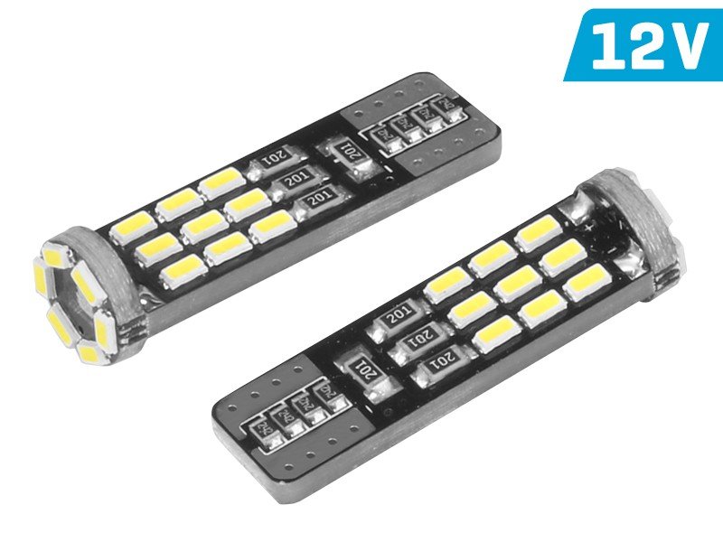 Vision LED W5W T10 12V 24x 3014 SMD LED CANBUS biała 2 szt WD11-1637