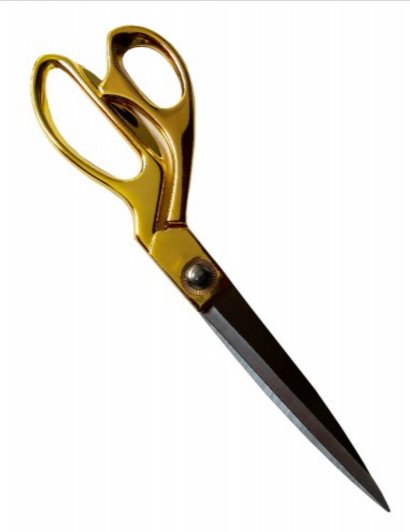 Nożyce krawieckie 24 cm złote