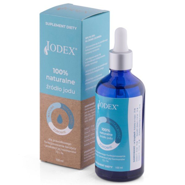 IODEX 100% Naturalne źródło jodu (Wsparcie pracy tarczycy) 100ml